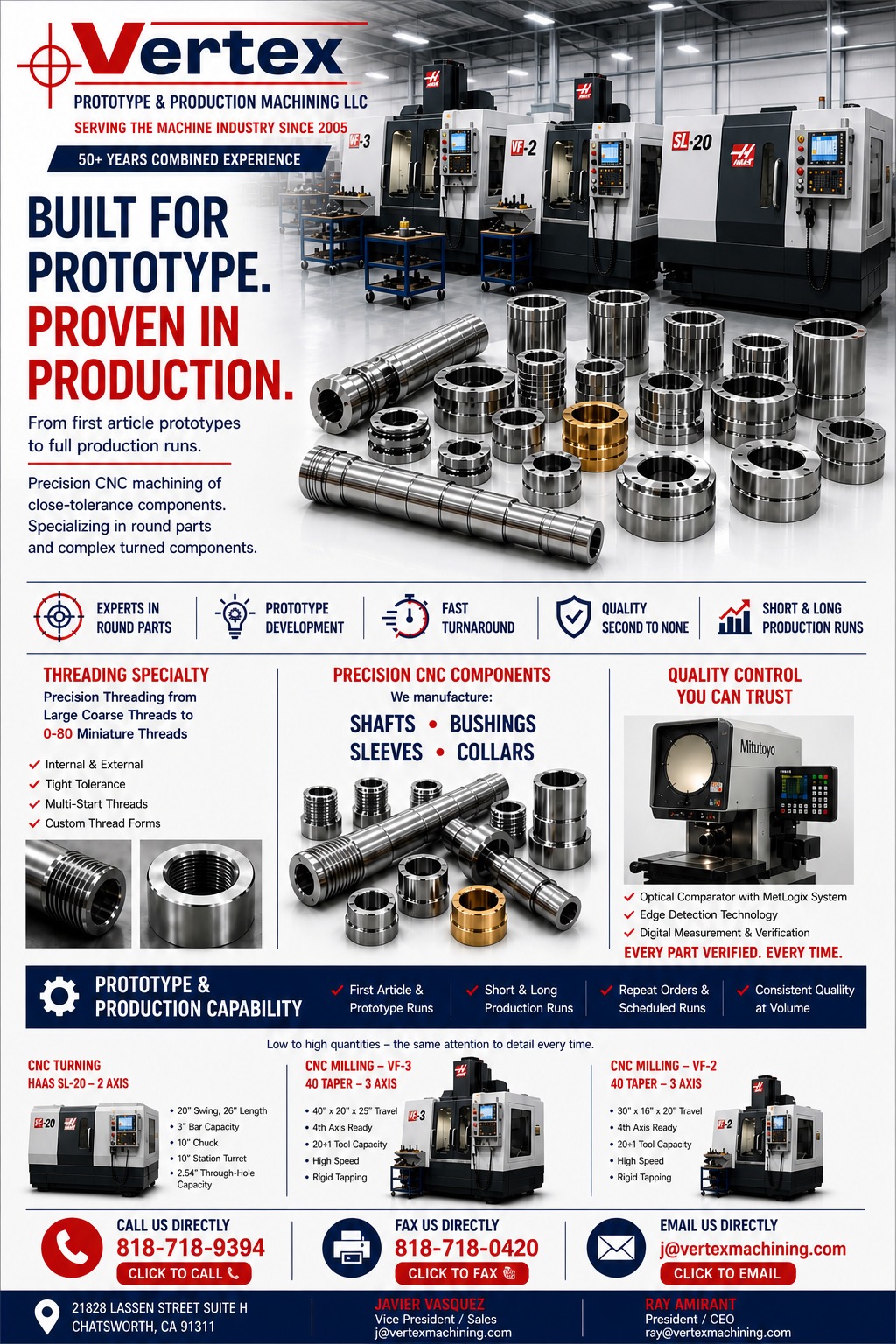 Vertex Machining flyer